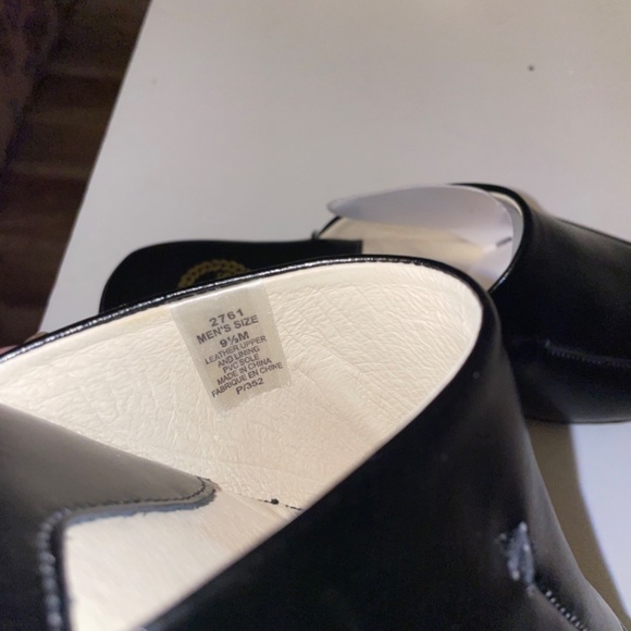 Men's Slippers L.B. Evans Leathet Black 9.5 M - Picture 7 of 7